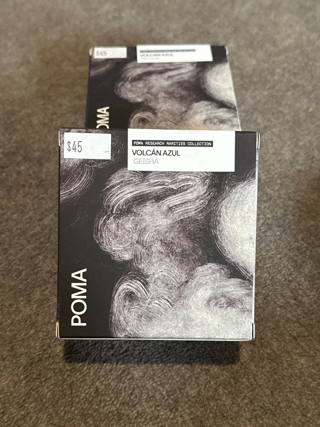 Poma Volcan Azul Cold Washed Geisha 25 days and raised beds ￼