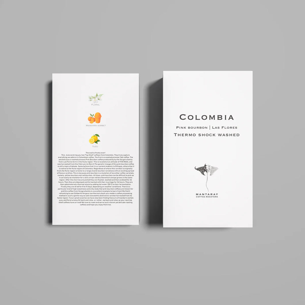 Mantaray COLOMBIA
PINK BOURBON LAS FLORES
THERMO SHOCK WASHED