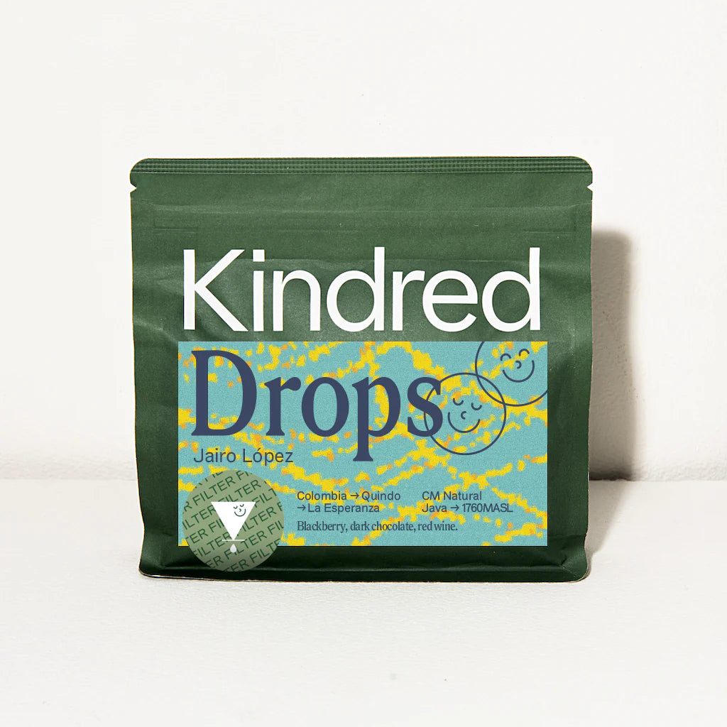 Kindred Drops Jairo Lopez Colombian Quindo La Esperanza CM Natural